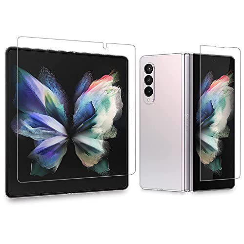 【送料無料】AnnTec Galaxy Z Fold3 フィルム 日本製素材旭硝子製 自動修復 キズ防止 指紋認証対応 超..