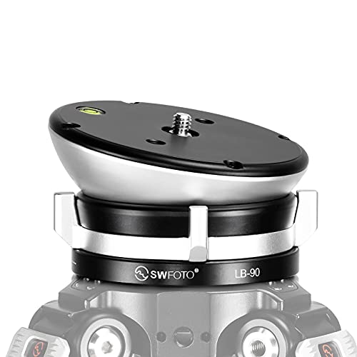 【送料無料】SWFOTO LB-90 レベリングベース 低重心 雲台 アルミニウム合金製 最大負荷25KG