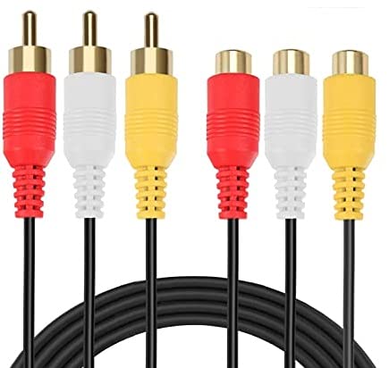 【送料無料】Sound Wave 3RCA 延長ケーブル オス メス 3M AV延長ケーブル 3.0m RCA/ピンプラグ×3(オス)..