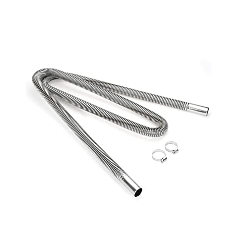 【送料無料】YFFSFDC ヒーターホース パーキングヒーターパイプ ステンレス バス用ヒーターパイプ 排気口25mm ディーゼルガスベントホース トラック用ヒーターホース 自動車用駐車ヒーターホース 長さ約120cm