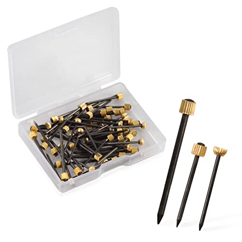 【送料無料】SPEEDWOX 60本入 真鍮釘 丸頭 壁掛けフック用 装飾用の釘 各種装飾に最適