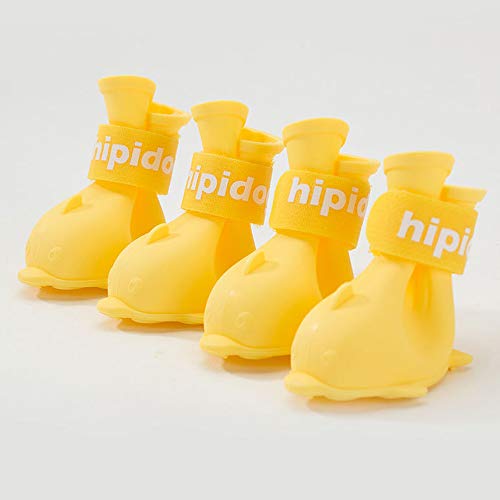 【送料無料】TARATI ドッグブーツ犬 靴 犬用靴 可愛いイルカ形雨靴 防水シリコン素材犬の靴 ペ ...