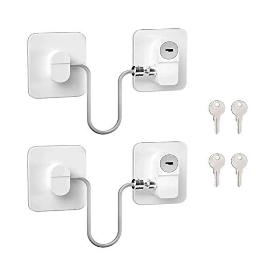 【送料無料】Cluoling ベビーガード ドアロック チャイルドロック ワイヤータイプ セキュリティカギ 冷..