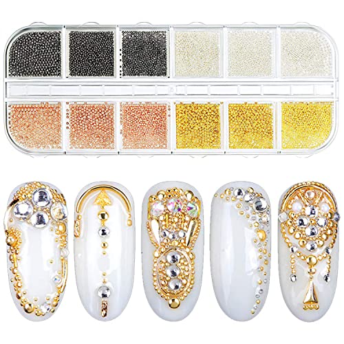 【送料無料】Coollooda ネイルパーツ ブリオン ゴールド 50g 【3サイズ/4色】メタルブリオン シルバー ..