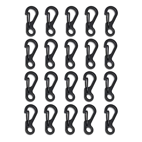 【送料無料】Cluoling カラビナフック カラビナスナッ ミニスナップフック アウトドア 小型カラビナ フ..