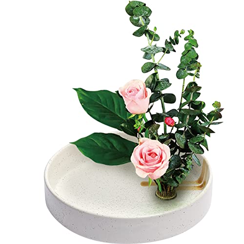 【送料無料】YUYAKESHI花器 華道 生け花用 水盤 花瓶 陶器 挿花 フラワーベース フラワーアレンジメン..