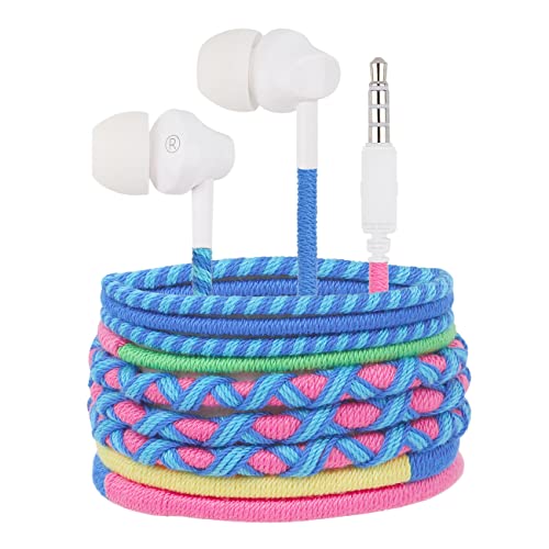 【送料無料】URIZONS 3.5mm有線イヤホン マイク付き 音量調節可能 重低音搭載 音楽と通話に最適、絡ま..