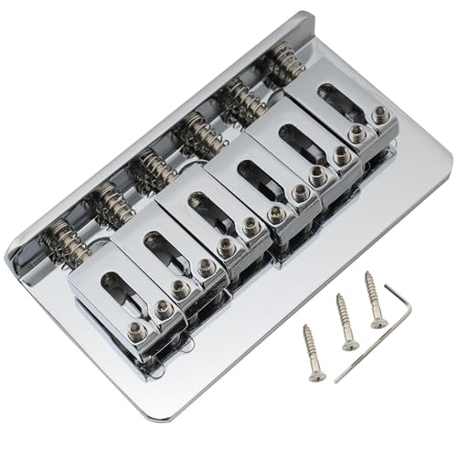 【送料無料】Musiclily Pro 10.8mm モダンスタイル ハードテイル固定ブリッジ インポートストラト/テレキャスターエレキギター用