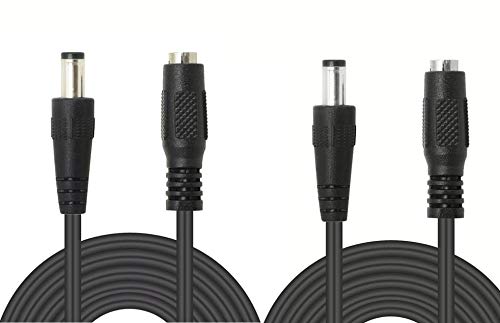 【送料無料】CERRXIAN 2.5mm x 5.5mm DCプラグ延長ケーブルDC延長ケーブルコード、オス - メス2.5mm x ..