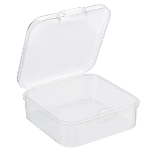 【送料無料】PATIKIL ビーズアートクラフト用 ヒンジ付き 蓋付き プラスチック スクエアボックス付き ..