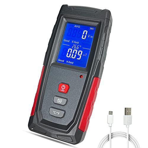 【送料無料】Sutekus 電磁波計 電池環境状態把握 警報アラート付 電磁波測定 テスター 日本語取説付 バ..