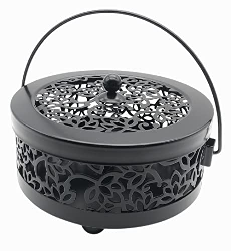 【送料無料】Ansimple 鉄製 蚊遣りケース 蚊取り線香ホルダー 蚊取り線香入れ 蚊取り線香立て ロータス..