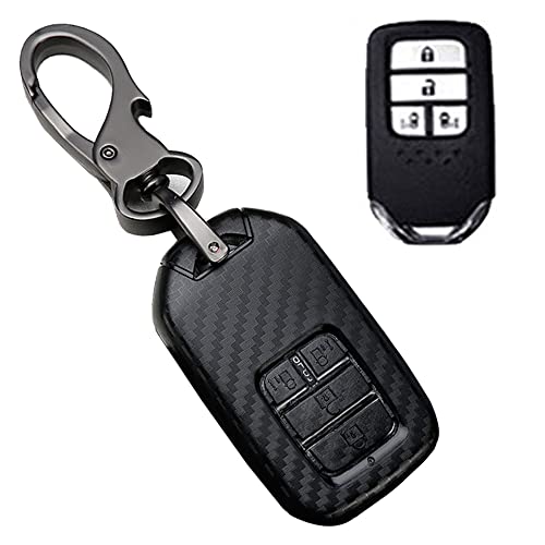 【送料無料】[LETINGFAR] ホンダ用 スマートキーケース キーカバー ABS プラスチック 4ボタン ホンダD ..