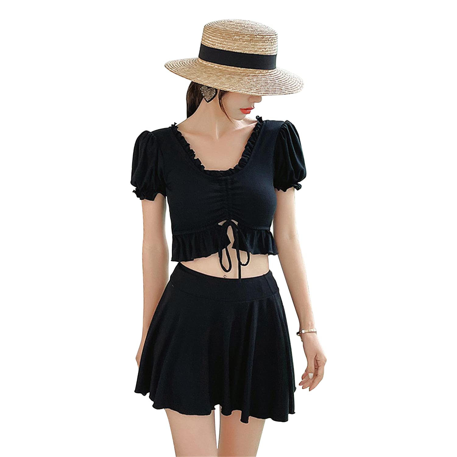 【送料無料】[JOMA E-Shop] 水着 レディース ビキニ ハイウエスト 体型カバー スカート ショートパンツ..