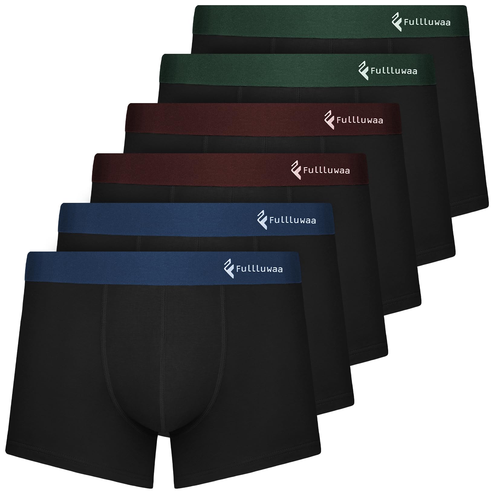 【送料無料】ボクサーパンツ メンズ 下着 6枚セット前閉じ 吸水速乾 ボクサーブリーフ ローライズ 色：..