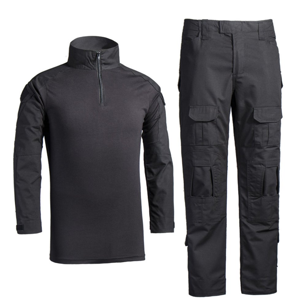 【送料無料】(ランバオシー)Lanbaosi タクティカルシャツ メンズ 長袖 上下2枚セット 通気 吸汗 防撥水 ミリタリーTシャツ TDUシャツ ロングパン...