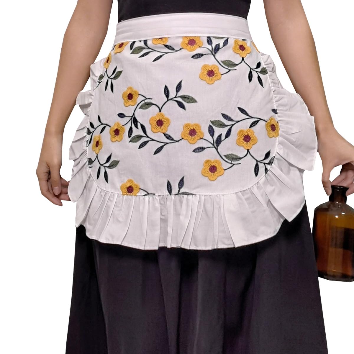 【送料無料】[LIUXU] ショートエプロン 腰エプロン 大人 子供 男女兼用 シンプル 半身タイプ ...