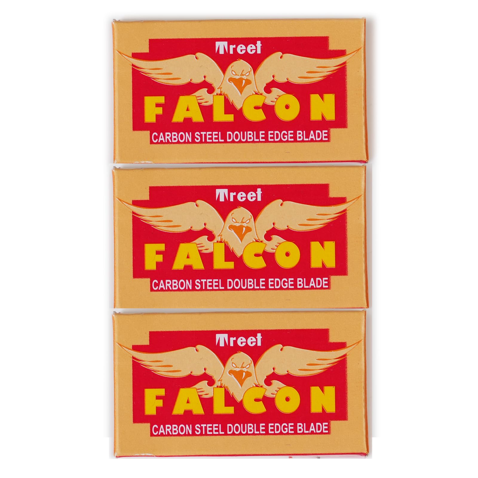 ̵Treet FALCON CARBON STEEL DOUBLE EDGE BLADE ȥ꡼ ե륳 ξؿ 30祻å  ߥ...