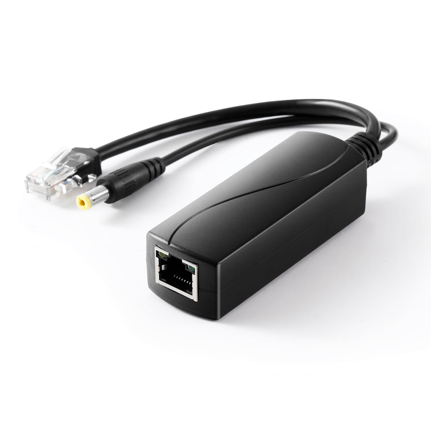 【送料無料】REVODATA 2.5G PoE スプリッター 12V/2A、DC 5.5*2.1mm プラグ、48V PoE から DC 12V/2A 24W 出力、2.5Gbps イーサネット準拠 IEEE802.3af/at、IP カメラ、スマートホーム用プラグアンドプレイ