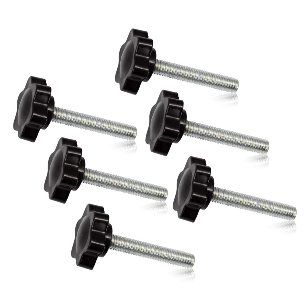 【送料無料】SPEEDWOX ノブ ねじ M6×35 6本入り 八幡ねじ 6角ボルト ハンドルネジ グリップノブナット