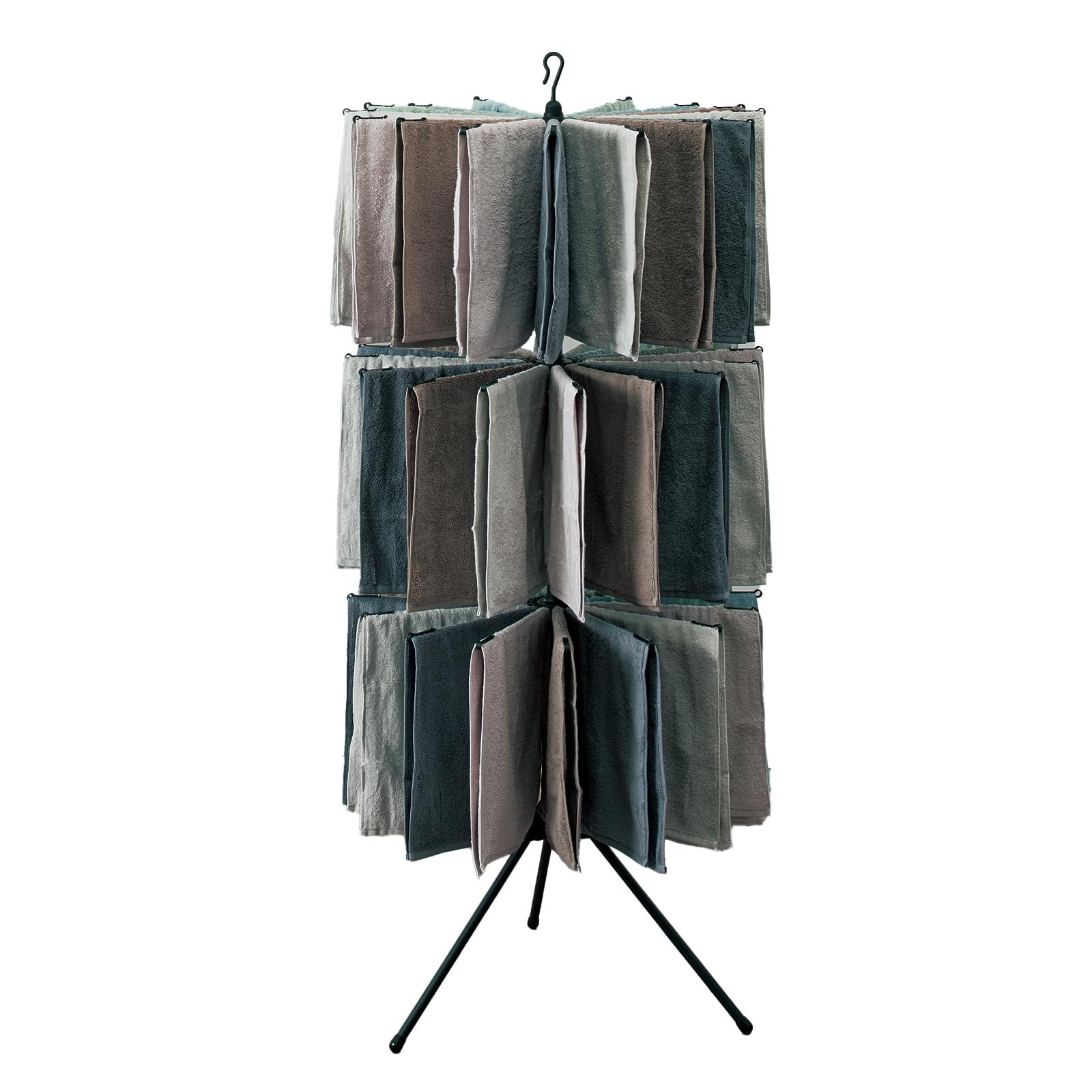 【送料無料】天馬(Tenma) 樹脂 どんなインテリアにもなじみやすいシックなデザインの物干し 洗濯 室内 ..