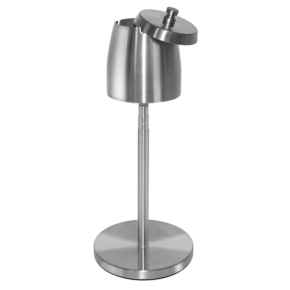 【送料無料】KAKETE スタンド灰皿 灰皿 ふた付き 伸縮式チューブ 約45cmー75cmに高さお ...