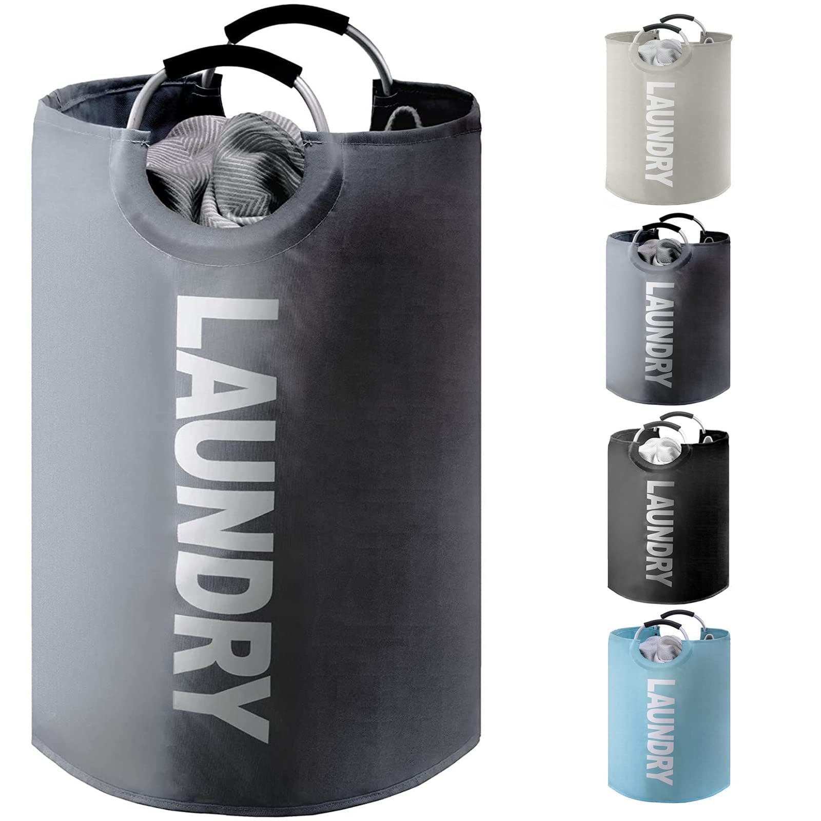 【送料無料】YOUDENOVA ランドリーバスケット 大容量115L せんたくかご 85%防水性 折りたたみ 撥水加工 耐荷重15KG 洗濯物入れ 取っ手付き ...