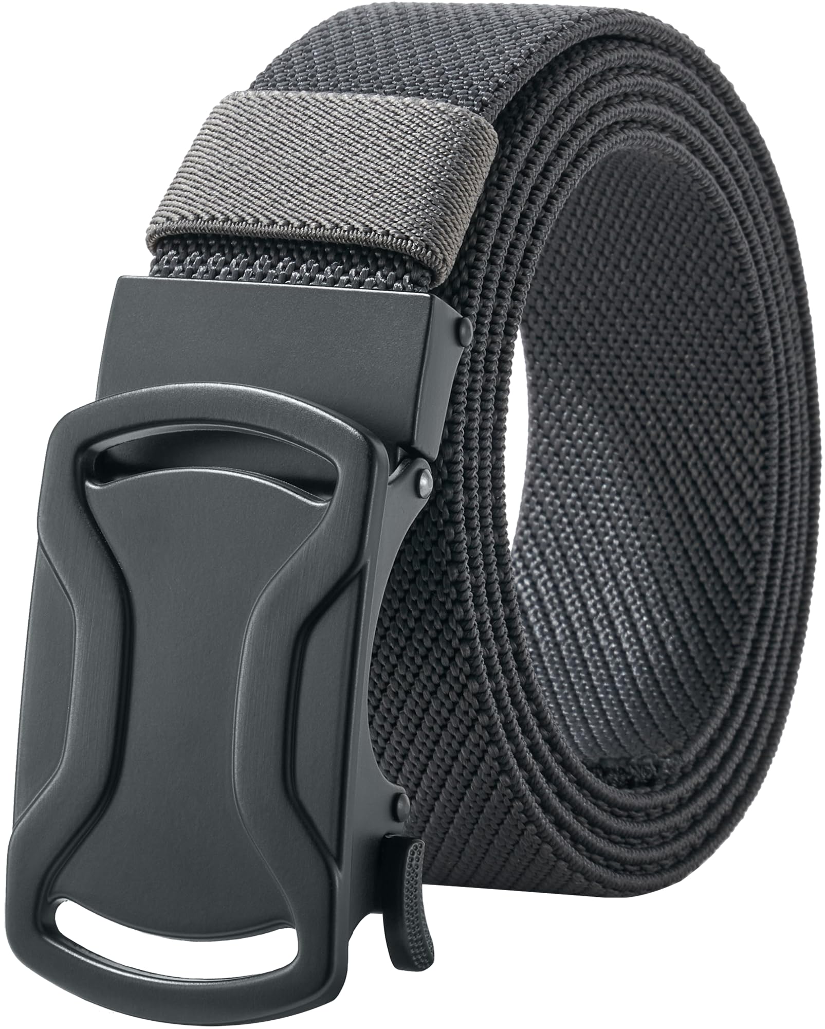 【送料無料】[LionVII] ベルト メンズ 伸縮 - オートロック式 ナイロンベルト 作業 スポ ...