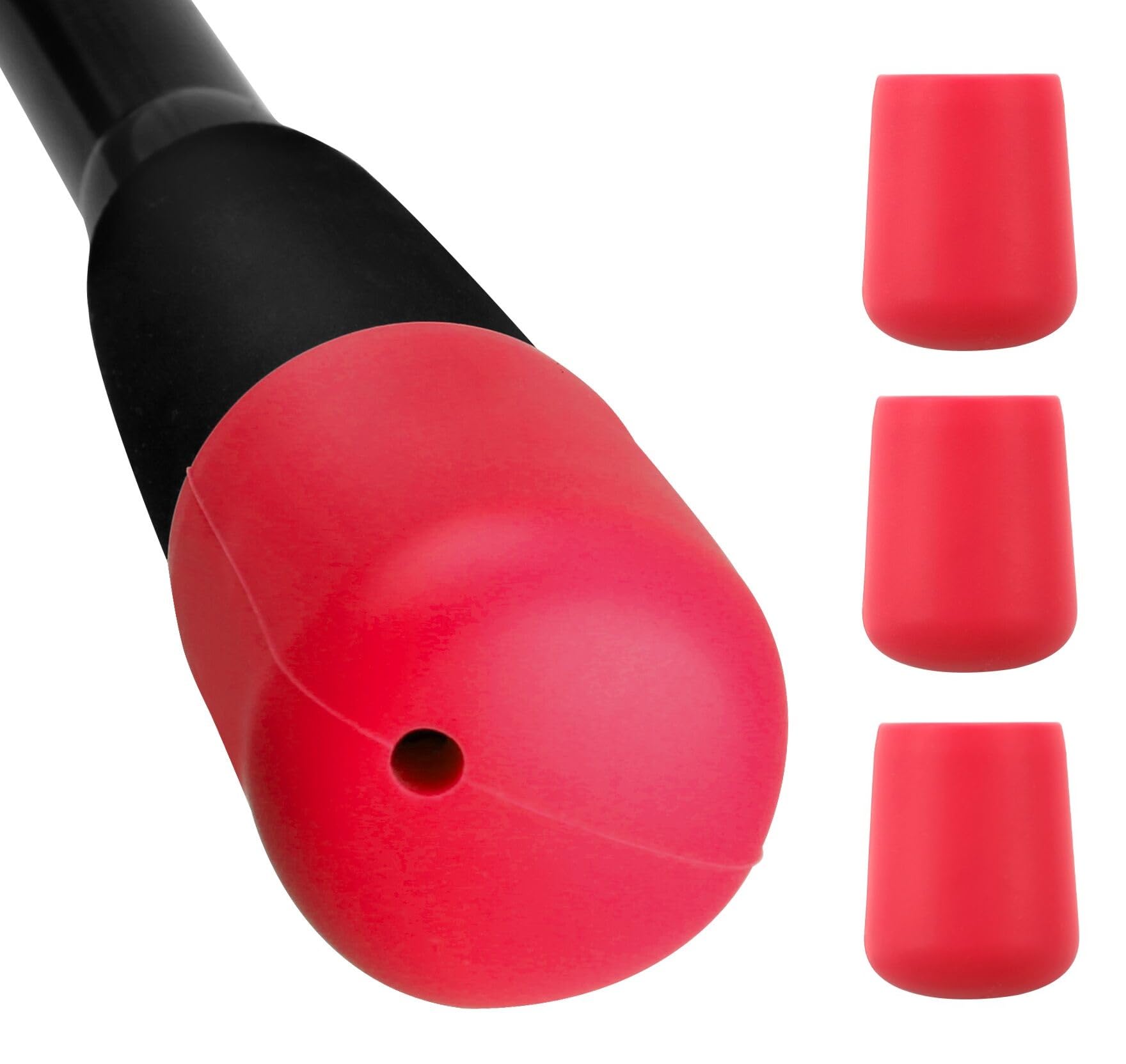 【送料無料】SANLIKE 竿尻キャップ 尻栓蓋 エンドキャップ シリコン製 竿尻ガード 3個セットグレー Sサイズ(口径20mm)