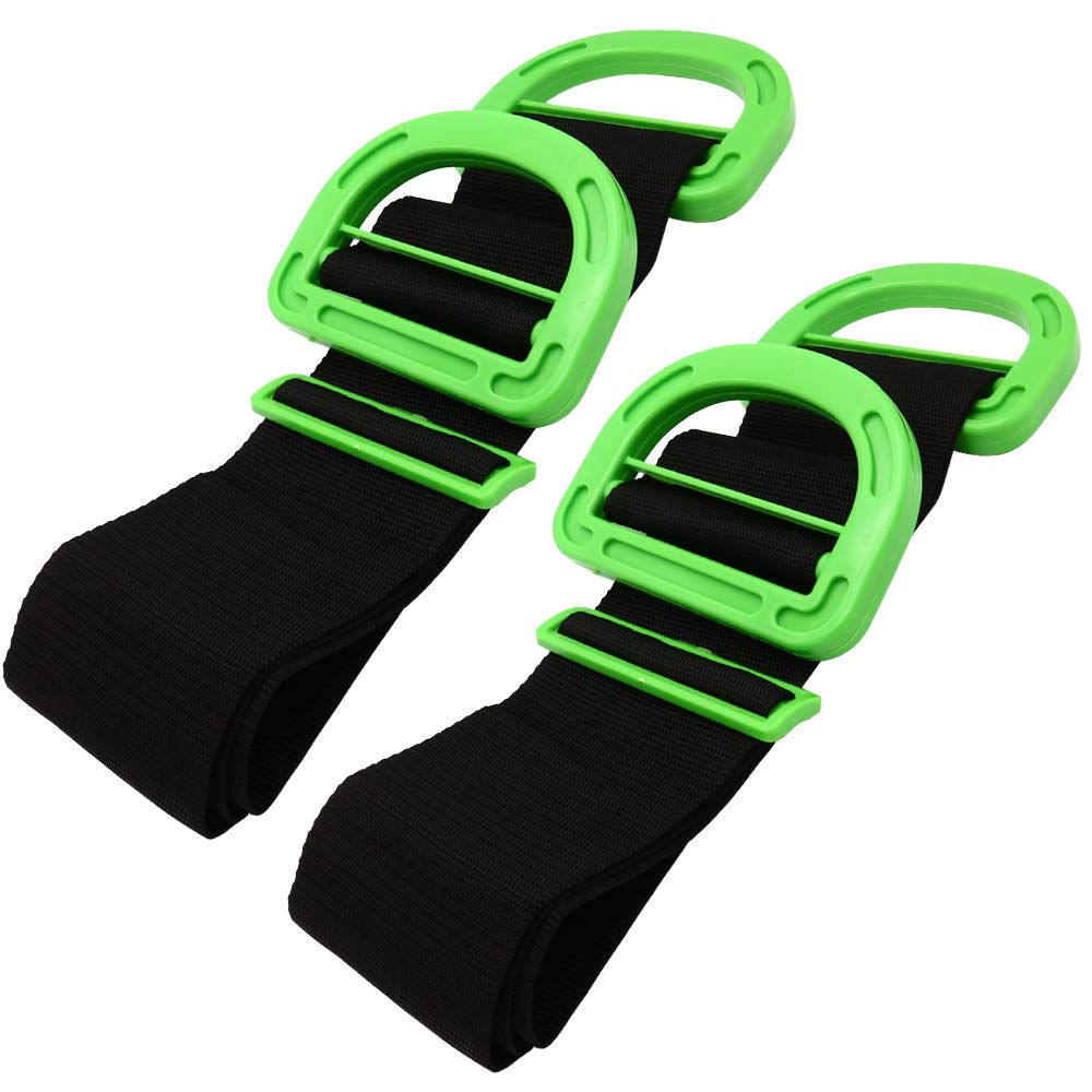 【送料無料】ookuwa 引っ越しらくらく グリップ付き運搬ベルト 2個セット 作業用 負担軽減 長 ...