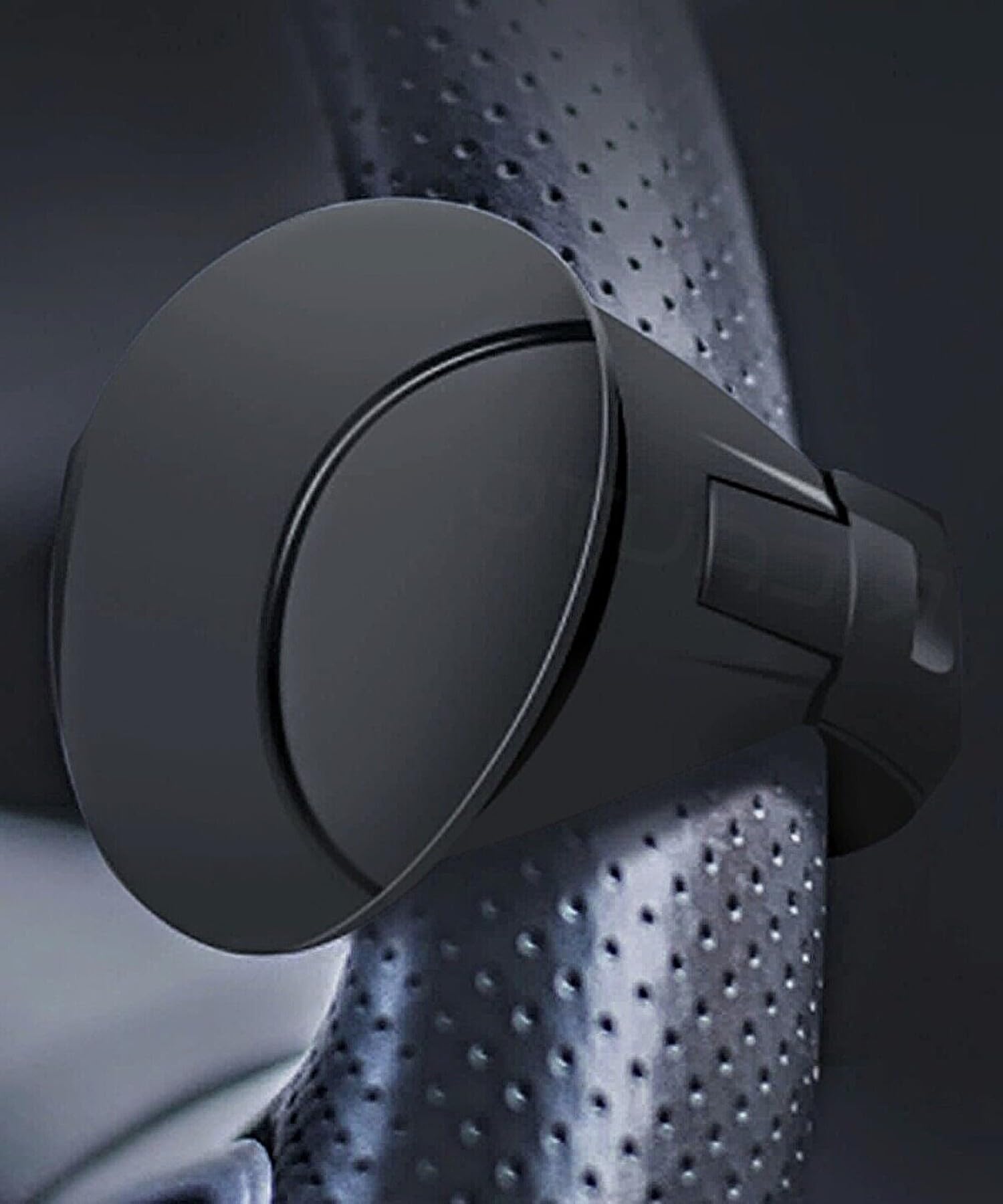 【送料無料】【所ジョージ世田谷ベース掲載】RICAUTO ハンドルスピンナー （最新改良型）ベアリング構造 「ベテランドライバー推奨」 プレゼント 大型トラック 乗用車 ハイエース 軽自動車 スピンナーノブ パワーハンドル 取付キット付き (楕円形, ブラック)