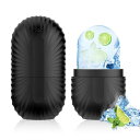 【送料無料】aninako アイスフェイスローラー 黒 顔用 アイスローラー 美顔ローラー 顔用冷却アイススティック 腫れ解消 肌を引き締め 多機能 小顔ローラ...