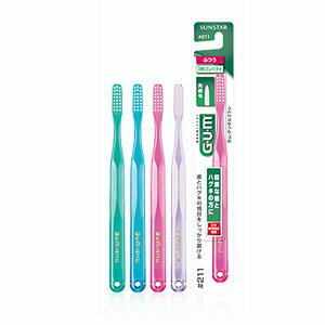 ●先細毛（毛先のザラザラ処理）で歯とハグキの境目の歯周プラーク（歯垢）をからめ取る。 ●植毛部（ヘッド）の厚みを約30％薄くすることにより、お口の中での操作性が向上し、すみずみまでハブラシが届きます。 注意：入荷時に色指定ができないため、ハンドルカラーはご指定できません 【発売元・製造元】サンスター（株） 広告文責：株式会社フォーモスト 電話：03-6451-3440　