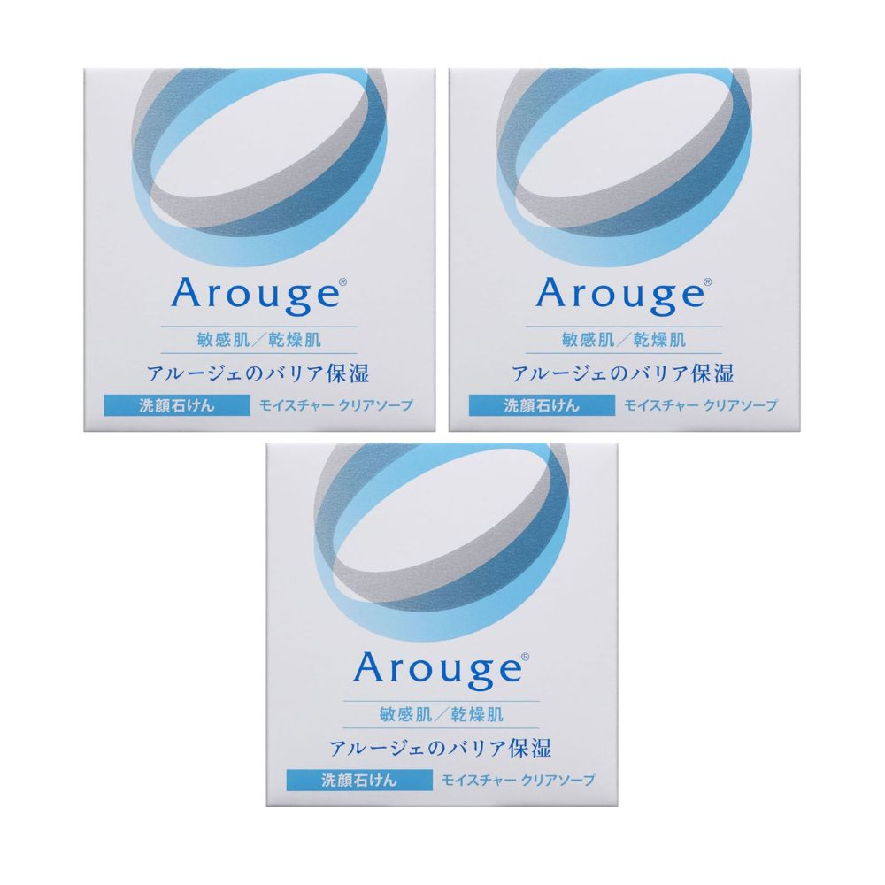 Arouge - アルージェ　モイスチャー　クリアソープ　60g×3個［ネコポス配送1］