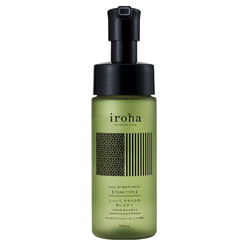【商品詳細】 ●「iroha INTIMATE WASH( FOAM TYPE )」 (イロハ インティメートウォッシュ フォームタイプ) しっとり、やわらかな洗い上がり(美容保湿成分配合) ベルガモットとビターオレンジの香り ●泡でやさしく洗い上げる 弱酸性デリケートゾーンソープ「iroha INTIMATE WASH」の泡タイプ。 1プッシュで出てくるふんわりときめ細かな泡が、やさしくしっかりと汚れを包み込んで洗い上げます。 パッチテスト済み※1、10種の添加物不使用※2でデリケートな肌にもご使用いただけます。 ※1全ての方に皮膚刺激が起こらないわけではございません。 ※2パラベン、シリコン、鉱物油、合成着色料、合成香料、酸化防止剤、紫外線吸収剤、動物由来成分、合成ポリマー、アルコールは使用しておりません。 ●美容保湿成分配合※3でしっとり、やわらかな洗い上がり デリケートなところだからこそ、優しくケアしたい。 そんな思いから誕生した「iroha INTIMATE WASH(FOAM TYPE)」は、潤いたっぷりの保湿成分配合※3で、乾燥しがちなデリケートゾーンをケアします。 ※3グリセリン、ヒアルロン酸Na、加水分解コラーゲン ●4種の植物由来のくすみケア成分※4配合 『気になるくすみ※4もケアしたい。』そんな思いに応えて、4種のくすみケア成分※5を配合。 植物由来のエキスでメラニンを含む古い角質をやさしく洗い流します。 ※4メラニンを含む古い角質 ※5オウゴンエキス、ユキノシタエキス、ブドウエキス、ヤマグワ根皮エキス ●ブランドメッセージ INTIMATE CAREはじめませんか。 顔を洗ったり、シャンプーをするのと同じようにデリケートゾーンにも、特別なケアが必要です。 iroha INTIMATE CAREは、安心できる高い品質と、優しい使い心地を目指して作られました。 すべては、女性たちの健やかで美しい毎日のために。 わたしたちは、セルフケア習慣を提案します。 【使用方法】 1：濡らした手に適量とります ※目安：1回につき2プッシュ 2：泡で包み込むように、円を描きながら優しく洗います 3：洗い残しがないよう、十分にすすいでください 【成分】 水、DPG、ココイルグルタミン酸TEA、ペンチレングリコール、ラウリルベタイン、コカミドDEA、ラウリン酸ポリグリセリル-10、カプリリルグリコール、ヒアルロン酸Na、加水分解コラーゲン、グリセリン、ローレル油、アオモジ果実油、イランイラン花油、エンピツビャクシン油、オレンジ果皮油、テレビン油、ニオイテンジクアオイ油、パルマローザ油、ビターオレンジ葉／枝油、ヒノキ油、ベチベル根油、ベルガモット果実油、マヨラナ葉油、ユーカリ葉油、ユズ果皮油、ライム油、ラバンデュラハイブリダ油、クエン酸、ユキノシタエキス、ブドウエキス、BG、ヤマグワ根皮エキス、オウゴンエキス、トウキンセンカ花エキス、アルギニン、クエン酸Na、カプリルヒドロキサム酸、エチドロン酸4Na、EDTA-2Na、フェノキシエタノール 【注意事項】 ・お肌に異常が生じていないかよく注意して使用してください。 ・傷、はれもの、湿疹等、異常のある時は使わないでください。 ・使用中または使用後、異常があらわれた時は、使用を中止し、皮フ科専門医等へのご相談をおすすめします。 ・天然成分を配合しているため、色・香り等が変化することがありますが、品質に問題はございません。 ・極端に低温または高温になる場所や直射日光を避け保管してください。 ・乳幼児の手の届かない所に保管してください。 ・目に入った時は、直ちに洗い流してください。 ・膣内の洗浄はおやめください。 【発売元、製造元、輸入元又は販売元】TENGA 【区分】日本製・化粧品 広告文責：株式会社フォーモスト 電話：03-6451-3440