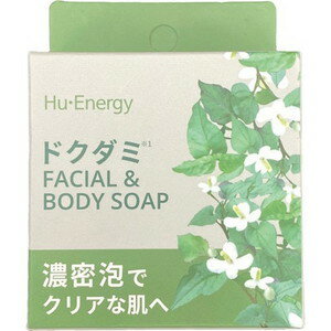ヒューエナソープ ドクダミ フェイシャル＆ボディソープ 100g［ネコポス配送2］
