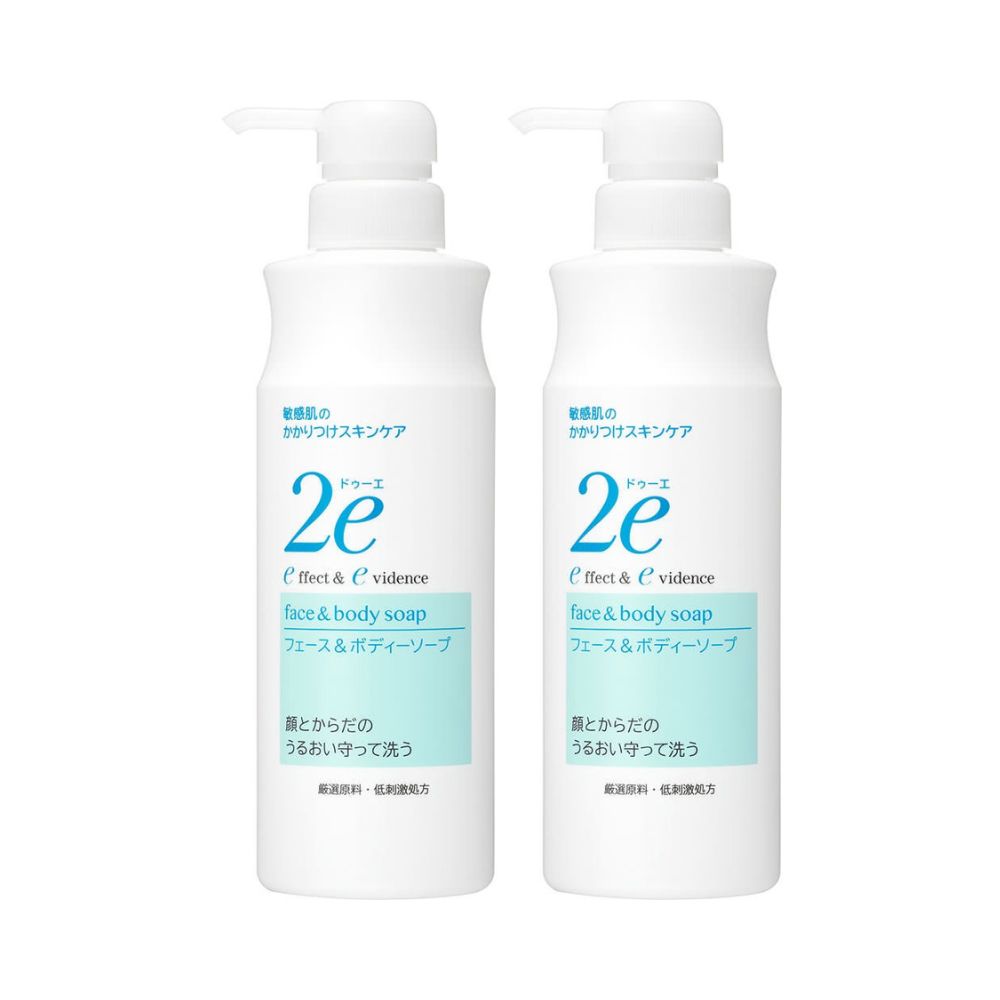 乐天商城 - ドゥーエ（2e)　フェース＆ボディーソープ　420mL×2個セット［配送区分:A1］