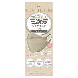 【商品詳細】 ●マスク表面に上質感のある素材を使用 ・発色がクリアで鮮やか ・色ムラが少ない ・柔らかい ・顔の上下方向の動きに追随性が良く、フィット性が向上 ●立体形状で空間をしっかりキープ ・ウイルス飛沫、細菌飛沫、花粉、PM2.5 をカット※1 ・しっかり素材で上下にずれにくい ・耳が痛くない※2ふんわり耳ひも、フィット性の良い鉄芯ノーズフィッター、ふわふわクッションシートを採用 ※1マスク本体部の性能 ※2当社従来品比 ●口元空間をしっかりキープ 立体形状で空間をしっかりキープするので、会話や息もラクラク ■内容量　20枚入 ■使用方法 1)ノーズフィッター側を上にし、マスクを上下に完全に広げます。 2)マスクを顔に当て、ノーズフィッターを鼻の形に合わせて曲げてください。 3)マスクを顔にフィットさせながら、耳ひもを耳にかけてください。 【発売元、製造元、輸入元又は販売元】興和株式会社 原産国：中国 【区分】雑貨 広告文責：株式会社フォーモスト 電話：03-6451-3440