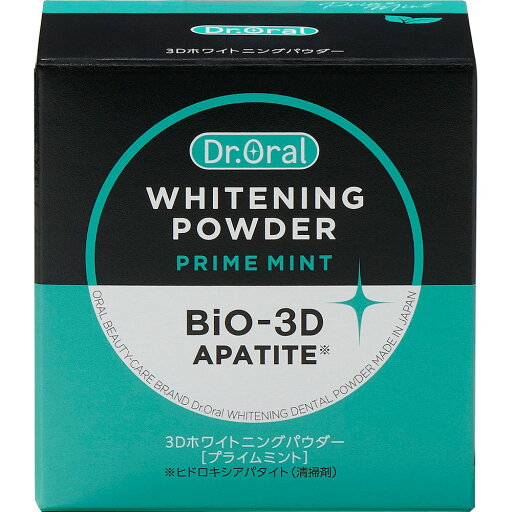 Dr.オーラル 3Dホワイトニングパウダー(プライムミント) 25g(配送区分:B2) Dr.オーラル 3Dホワイトニングパウダー(プライムミント) 25g(配送区分:B2)