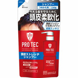 PRO TEC 頭皮ストレッチ　シャンプー　つめかえ用 　230g(配送区分:A)