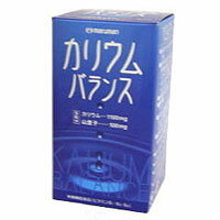 カリウム、山査子エキスの他、ビタミンB群をバランスよく配合し、食生活や生活習慣、目的に合わせて1日1100mg以上のカリウムが摂取できる「カラダバランス」対応サプリメントです。 ＜お召し上がり方＞ 栄養機能食品として1日9粒を目安に、そのまま水またはぬるま湯と一緒に召し上がりください。 ＜原材料＞ 塩化カリウム、還元麦芽糖、結晶セルロース、山査子エキス末、麦芽エキス末、V-B6、V-B1、V-B2、ショ糖エステル、シェラック ＜栄養成分表示＞ 9粒（2.88g）当たり エネルギー 3.48kcal たんぱく質 0.009g 脂質 0.060g 炭水化物 0.729g ナトリウム 1.043mg カリウム 1103mg ビタミンB1 1.152mg ビタミンB2 1.152mg ビタミンB6 1.728mg 【発売元・製造元】マルマン株式会社 【区分】日本製・健康補助食品 広告文責：株式会社フォーモスト 電話：03-6451-3440　