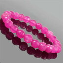チェリージェイド64面カットブレスレット4mm 〔 天然石 パワーストーン アクセサリー 〕
