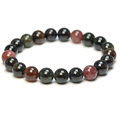 〔K1583〕約9mm トルマリン Tourmaline ブレスレット【ランダムj発送】