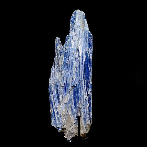 〔D135-2〕カイヤナイト ブラジル ミナスジェライス州 アラスアイ kyanite 原石 鉱物 結晶 台付【メール便不可】(4)