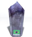 〔D136-1〕ファントムアメジスト ロマネサイト入り ポイント 置物 amethyst 紫水晶