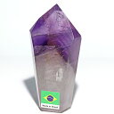 〔D136-10〕ファントムアメジスト ポイント 置物 amethyst 紫水晶