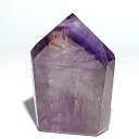 〔D136-14〕ファントムアメトリン ロマネサイト入り ポイント 置物 amethyst 紫水晶
