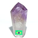 〔D136-15〕ファントムアメトリン ロマネサイト入り ポイント 置物 amethyst 紫水晶