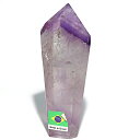 〔D136-6〕ファントムアメジスト ロマネサイト 天使の指紋入り ポイント 置物 amethyst 紫水