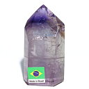 〔D136-7〕ファントムアメジスト 天使の指紋入り ポイント 置物 amethyst 紫水晶